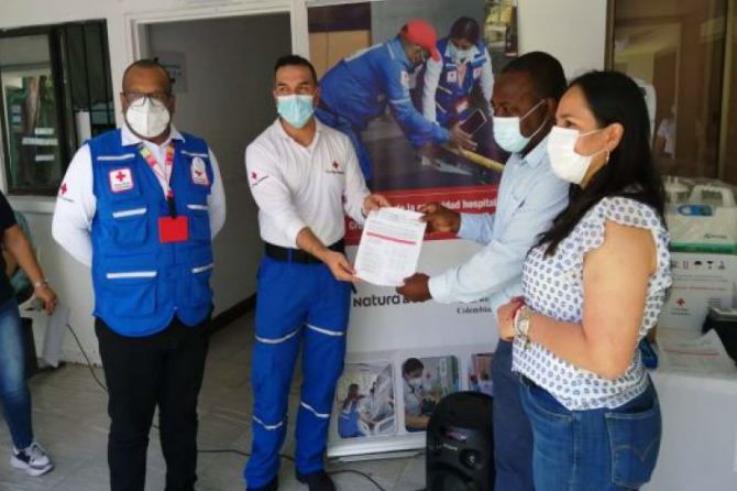 CRUZ ROJA Y NATURA&CO ENTREGAN DONACIÓN DE EQUIPOS BIOMÉDICOS AL HFPS – E.S.E.